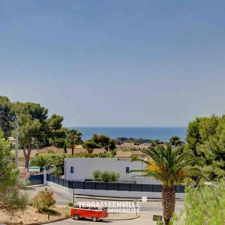 Tres Bel Appartement Climatise Terrasse Et Vue Mer Bandol Eksteriør billede